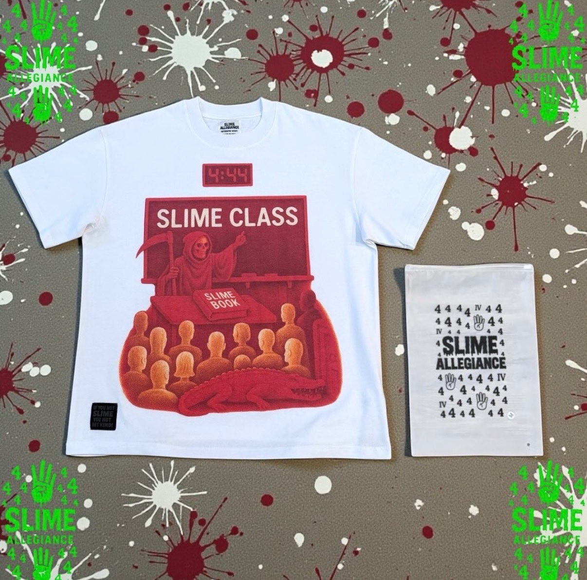 Slime Class of 2025 Slime Allegiance T-shirt - White
