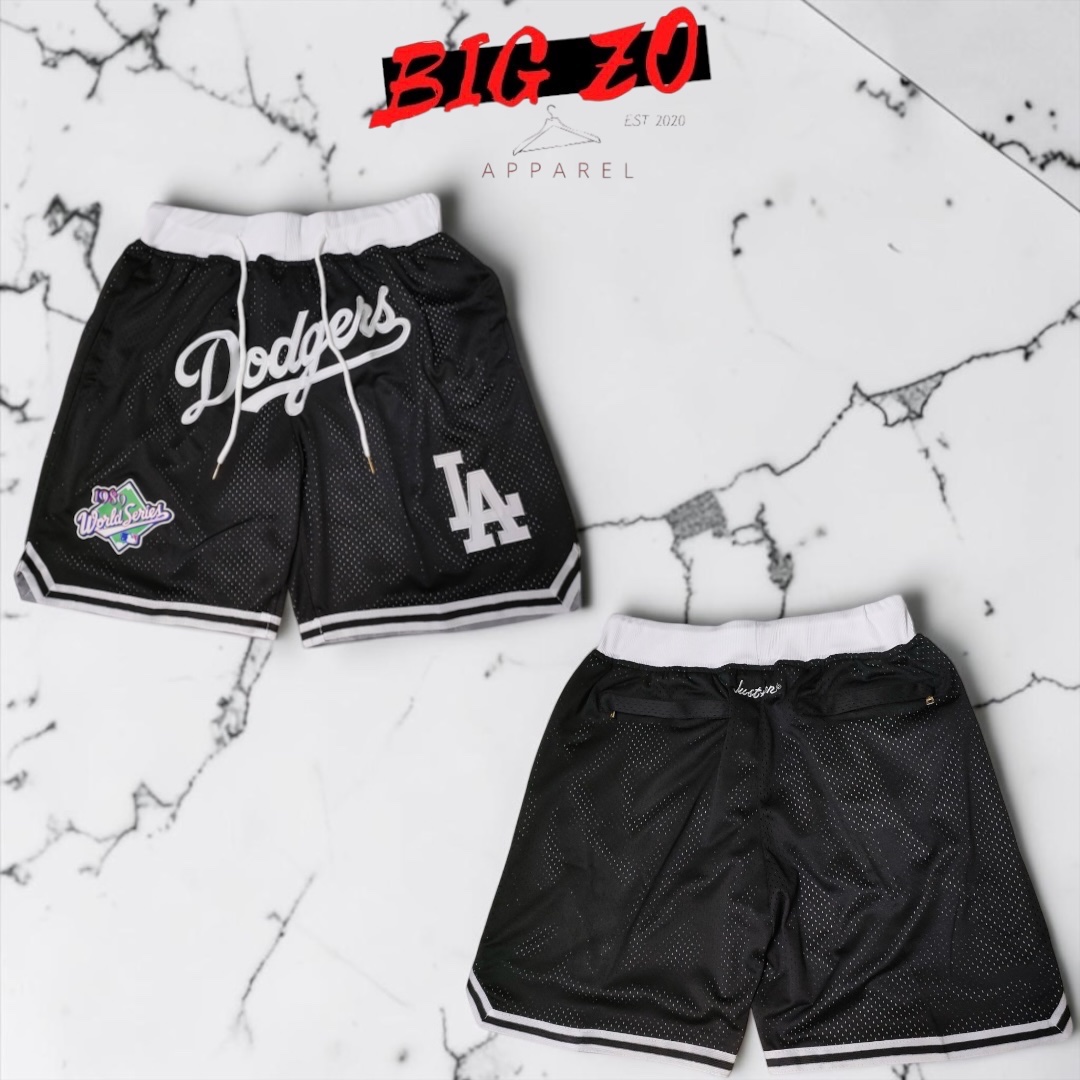 Los Angeles Dodgers Just Don Shorts - Black