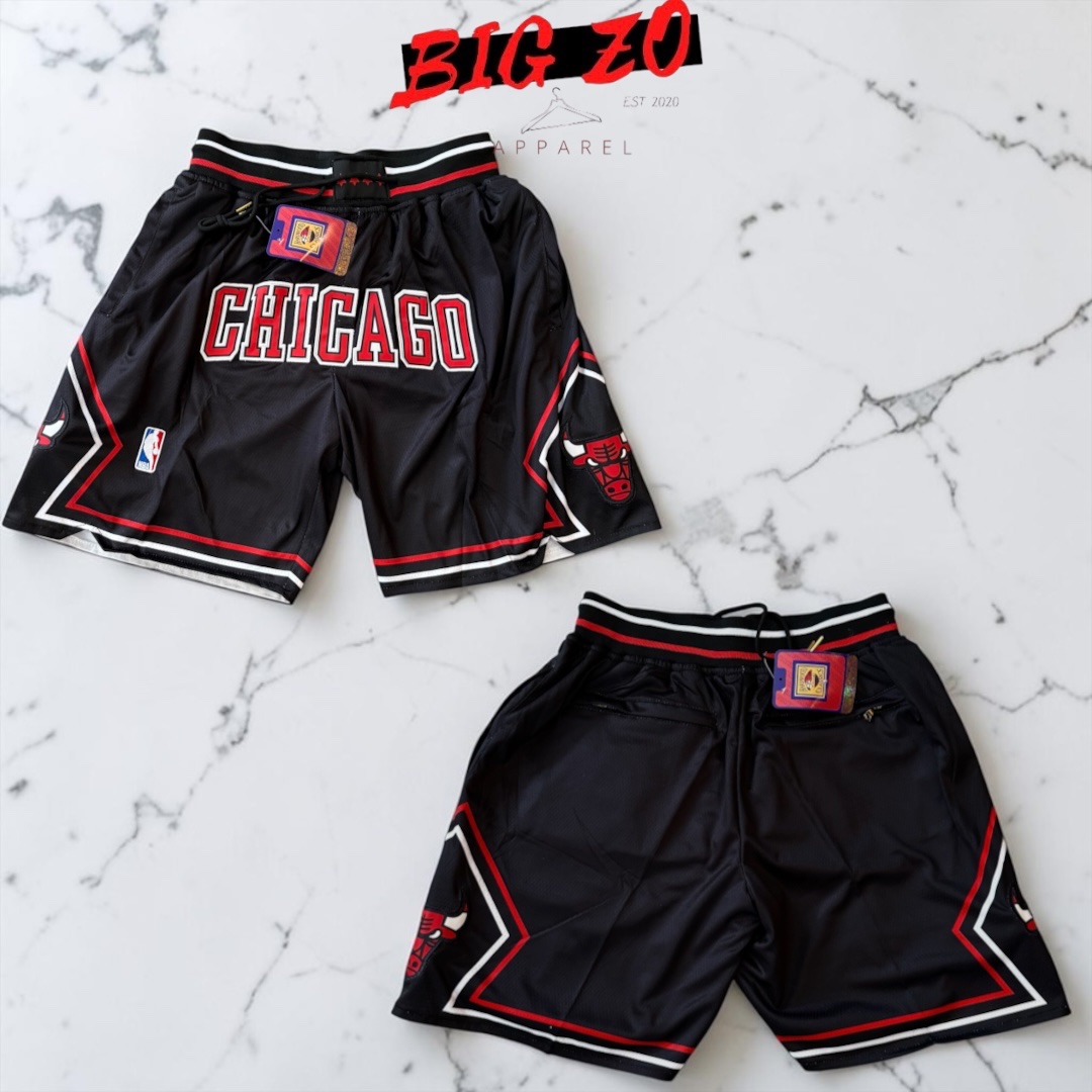 Chicago Bulls Just Don Shorts - Black