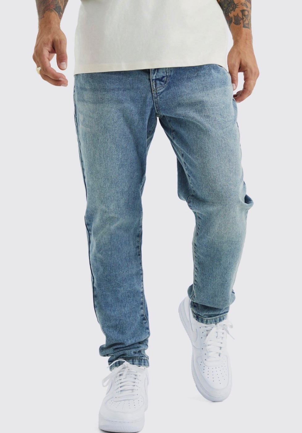 Antique Blue Straight Jeans